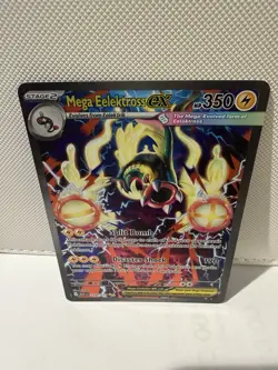 Pokemon TCG Mega Eelektross EX Secret Rare Full Art Holo 278/217 Ascension EN - Image 3
