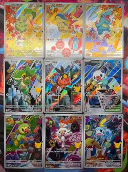 Pokemon TCG: Set of 9 First Partner Illustration Collection Series 2 - Image 1