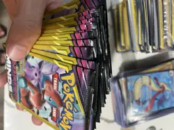 (51) Pokemon Sealed Unified Minds 3 Card Booster Packs and Box - Image 3