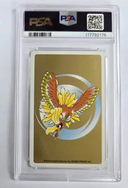 2000 Japanese Pokemon Vaporeon 7 Spades #134 Gold Playing Card PSA 10 Gem Mint - Image 2