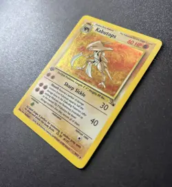 Pokemon Fossil - Kabutops 9/62 1st Edition Holo - Image 3