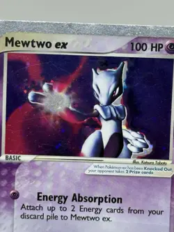 Pokemon Mewtwo ex Ruby & Sapphire EX Holo 2003 101/109 100 HP Ultra Rare EN - Image 3