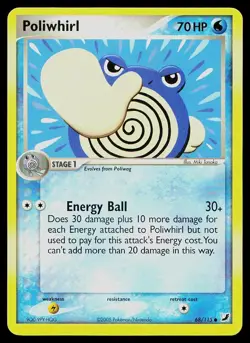 Pokemon Card Unseen Forces Poliwhirl 68/115 Common - Image 1