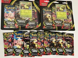 Pokemon TCG Perfect Order Booster Packs 15 Total Sealed Blister & Loose Boosters - Image 1