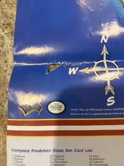 Pokemon Card Game POSTER & MAP ~ Arena Poster Vintage 1999 RARE Toys R Us - Image 2