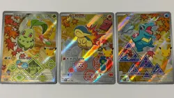 Pokemon TCG First Partner Illustration Collection Series 2 Johto Starters - Image 1