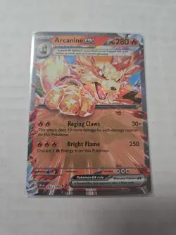 Arcanine ex 032/198 Sv01: Scarlet & Violet Base Set Pokemon Card - Image 1