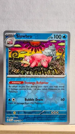 Slowbro [NM] - Pokemon TCG S&V Base Set 043/198 [Reverse Holo Rare] - Image 1