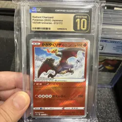 CGC Pristine 10 - 2022 Pokemon Japanese Vstar Universe RADIANT CHARIZARD #15 - Image 1