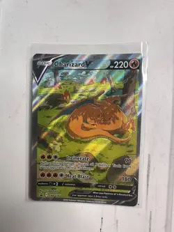 Pokemon TCG Charizard V Sword & Shield Swsh260 Holo Promo - Image 1