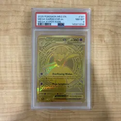 Pokemon Mega Gardevoir ex 187/132 ME01 Holo Mega Hyper Rare PSA 8 - Image 3