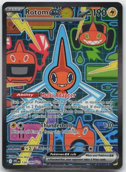 Rotom ex Special Illustration Rare ME02: Phantasmal Flames 126/094 Pokemon TCG - Image 1
