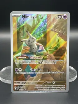 Pokemon TCG Mimikyu Scarlet & Violet Paldea Evolved SVP075 Holo Promo Card - Image 1