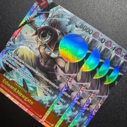 4x Edward Newgate ST15-002 SR - One Piece TCG English Playset Near Mint - Image 2