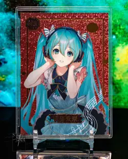 Hatsune Miku - Vocaloid Gorgeous Senorita MR-013 Doujin Waifu Premium Card CCG - Image 1