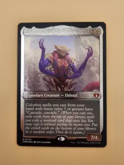 Zhulodok, Void Gorger (Display Commander) (Foil Etched) - Thick Stock Commander - Image 2