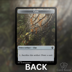 MTG Magic Eldrazi / Clue Double-Sided Token Commander Bloomburrow BLC - Image 2