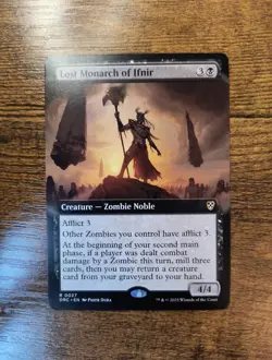 Lost Monarch of Ifnir Extended Art R027 Non Foil Commander: Aetherdrift - Image 1