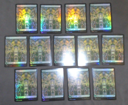 13x LOT MTG🌳 Forest🌳 (FULL ART FOIL ) Murders at Karlov Manor NEAR MINT.. - Image 1
