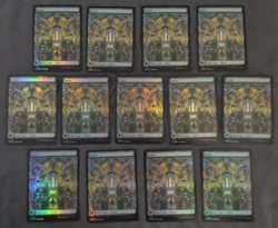 13x LOT MTG🌳 Forest🌳 (FULL ART FOIL ) Murders at Karlov Manor NEAR MINT.. - Image 2