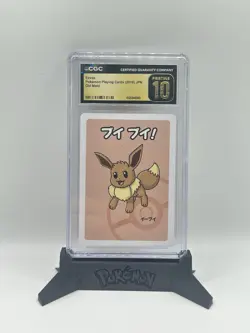 Pokemon Eevee Old Maid Playing Card Japanese 2019 CGC Pristine 10 - Image 1
