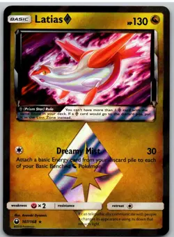 Latias ◇ 107/168 Prism Star Rare Celestial Storm Pokemon Holo - Image 1