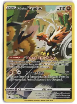 Galarian Zapdos SWSH283 Holo Promo Sword & Shield Promo Pokemon Holo NM - Image 1