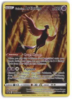 Galarian Articuno SWSH282 Holo Promo Sword & Shield Promo Pokemon Holo NM - Image 1