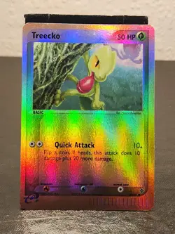2003 Pokemon EX Dragon Treecko REVERSE Holo 80/97 Tcg Card Trade Collect - Image 1