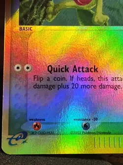 2003 Pokemon EX Dragon Treecko REVERSE Holo 80/97 Tcg Card Trade Collect - Image 3