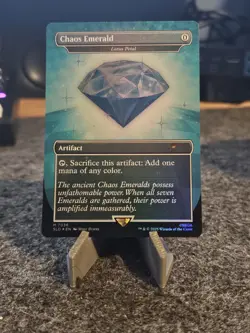 Chaos Emerald (7036) Blue Foil - Lotus Petal - Sonic Secret Lair - Magic MTG - Image 1