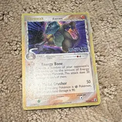 Pokemon TCG Marowak 10/113 EX Delta Species Holo Rare English 2005 Stage 1 - Image 1