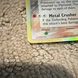 Pokemon TCG Marowak 10/113 EX Delta Species Holo Rare English 2005 Stage 1 - Image 2