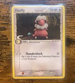 Nintendo Pokemon TCG Flaaffy 30/101 Dragon Frontiers Delta Unc 70 HP Eng 2006 - Image 1