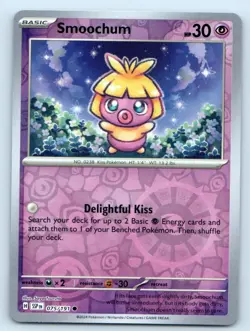 Smoochum 075/191 Common Surging Sparks Pokemon Reverse Holo Near Mint - Image 1