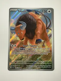 Pokemon TCG Tauros 096/086 96/86 Illustration Rare Chaos Rising 2026 - Image 1