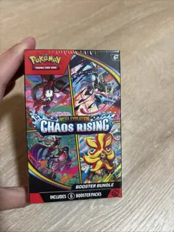 POKEMON TCG: MEGA EVOLUTION CHAOS RISING (ME04) BOOSTER BUNDLE Sealed pre sale - Image 1