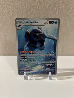 Pokemon SV11: Black Bolt Carracosta 107/086 Illustration Rare English NM - Image 1