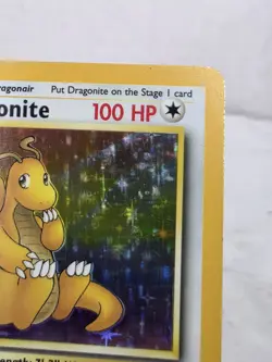 Dragonite 4/62 Fossil Holo Rare Pokemon Card LP - Image 2