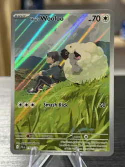 Hop's Wooloo 170/159 Pokemon Sv09: Journey Together Illustration Rare Near Mint - Image 1