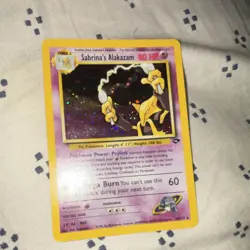 Pokemon TCG Sabrina's Alakazam 16/132 Gym Challenge Holo Rare English 1999 - Image 1