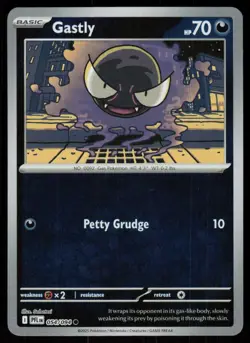 Gastly 054/094 Common Phantasmal Flames Pokemon Reverse Holo Near Mint - Image 1