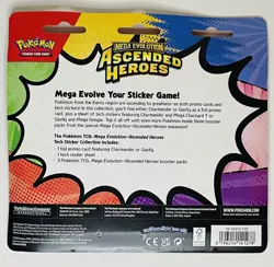 Pokemon Mega Evolution-Ascended Heroes Tech Sticker Collection Booster Pack - Image 2