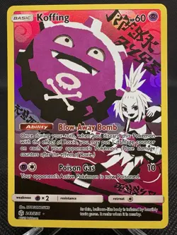 Koffing | 243/236 Cosmic Eclipse Secret Rare Holo Pokemon W/ Roxie - Image 1