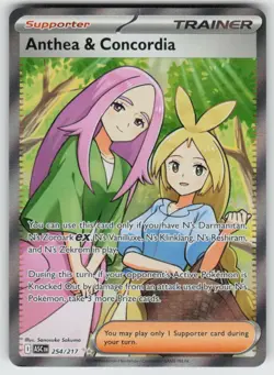 Anthea & Concordia 254/217 Ultra Rare Ascended Heroes Pokemon Holo Near Mint - Image 1