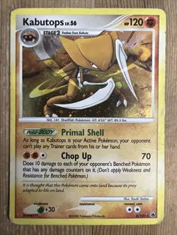 Pokemon D&P Majestic Dawn Kabutops Holo Rare 6/100 HP - Image 1