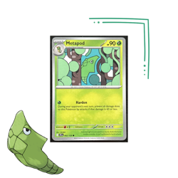 Metapod 002/159 Sv09: Journey Together Regular Pokemon TCG - Image 1