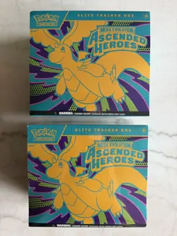 Pokemon TCG Mega Evolution Ascended Heroes Elite Trainer Box ETB SEALED LOT OF 2 - Image 1