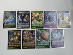 V Lot Bundle Bulk Set 9x Ultra Rare SWSH Holo Japanese V Pokemon Card - Image 1