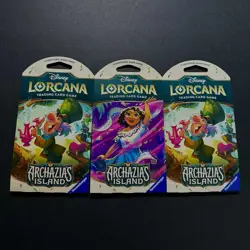 Disney Lorcana Archazia's Island Booster Pack Lot of 3 (12) ENG - Image 1